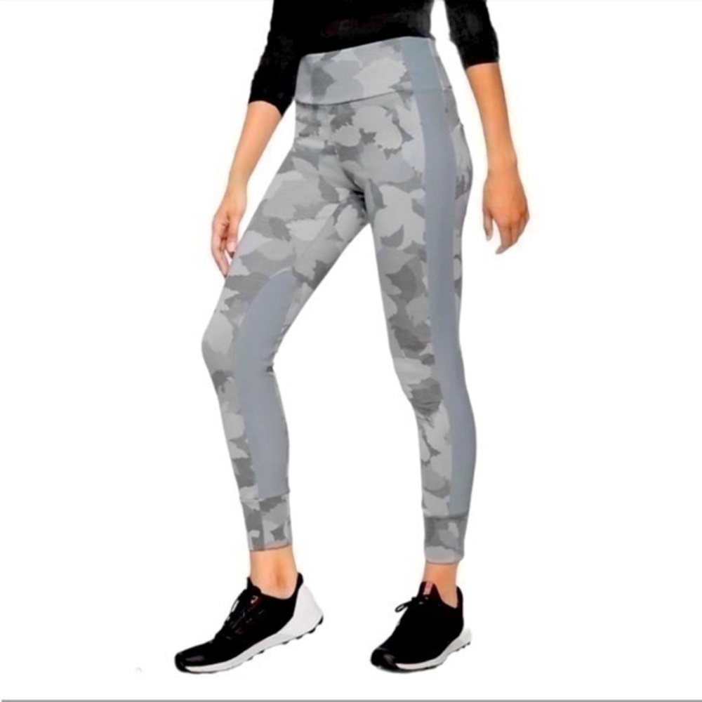 Athleta Essex Camo Hybrid Tights Leggings / Joggers NWOT